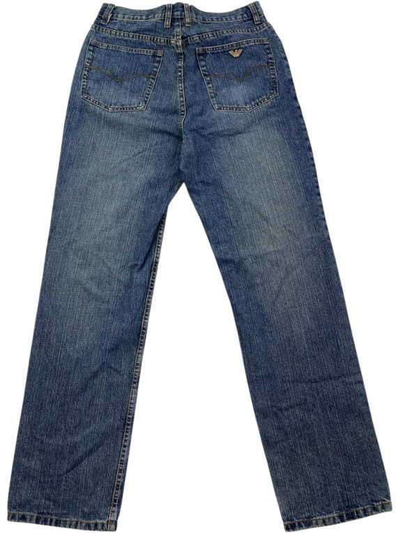 ARMANI JEANS ΤΖΙΝ ΠΑΝΤΕΛΟΝΙ WASHED BLUE UNISEX PRE OWNED M