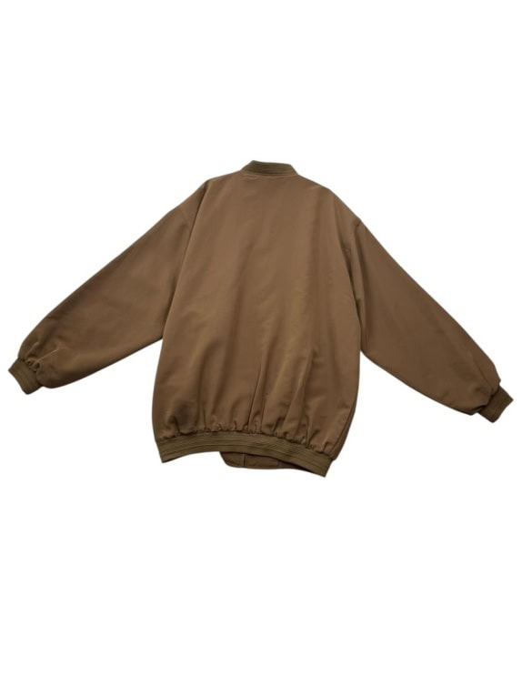 ARMANI JEANS Giubbotto Bomber Vintage con Logo Ricamato Marrone da Uomo XXL