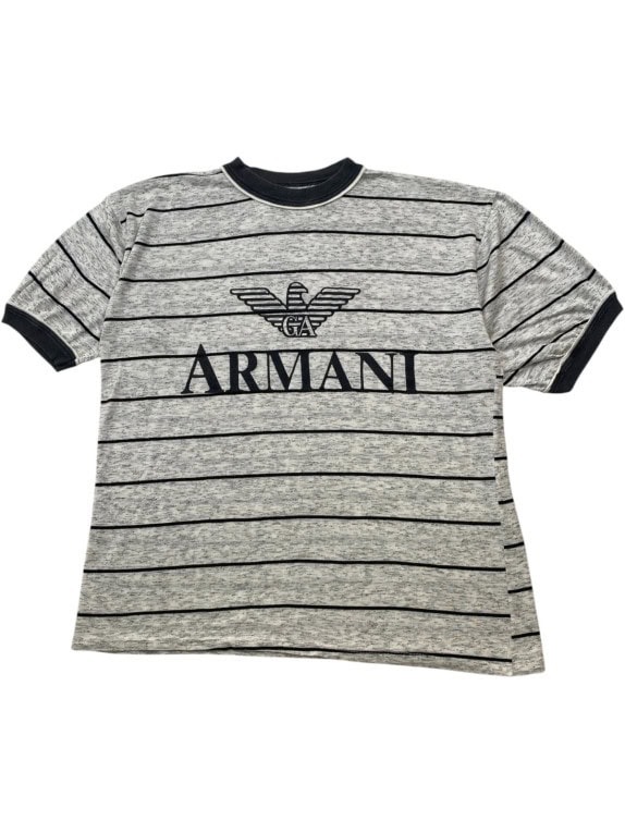 ARMANI TEE STREETWEAR ΓΚΡΙ ΑΝΤΡΙΚΟ PRE OWNED L