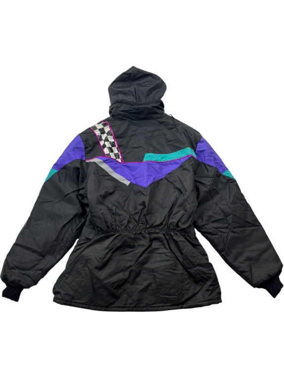 ARTIX SKI JACKET RETRO BLACK WOMEN PRE OWNED L