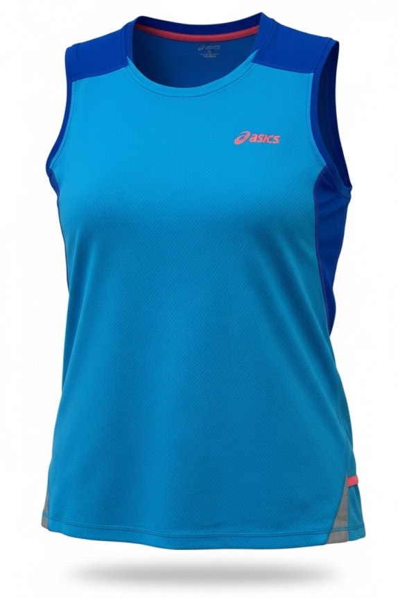 ASICS ΑΜΑΝΙΚΟ TOP SPORTSWEAR ΤΙΡΚΟΥΑΖ ΜΠΛΕ ΓΥΝΑΙΚΕΙΟ PRE OWNED