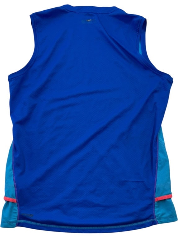 ASICS TOP SMANICATO SPORTSWEAR BLU TURCHESE DONNA PRE OWNED