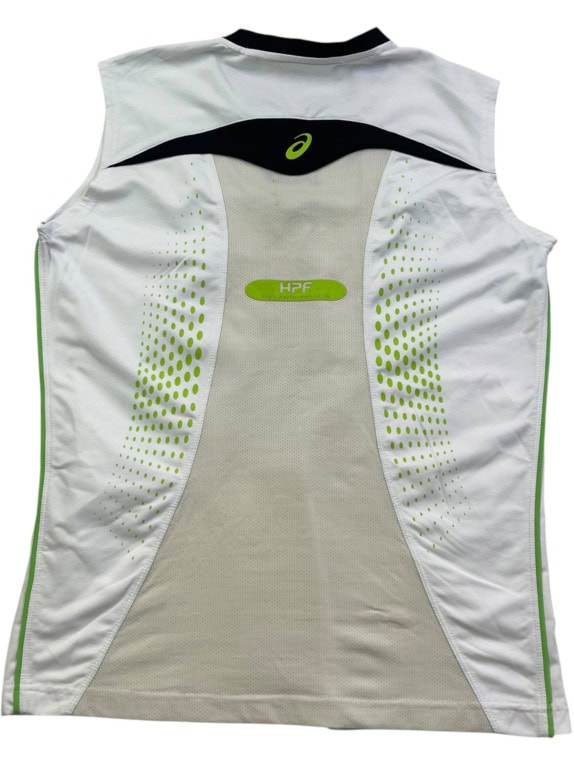 ASICS ΑΘΛΗΤΙΚΟ ΜΠΛΟΥΖΑΚΙ SLEEVELESS MINIMAL ΛΕΥΚΟ ΑΝΤΡΙΚΟ PRE OWNED M