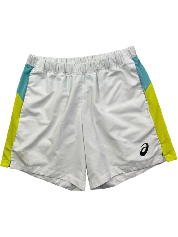 ASICS ATHLETIC SHORTS SPORTSWEAR WHITE MENS PRE OWNED M