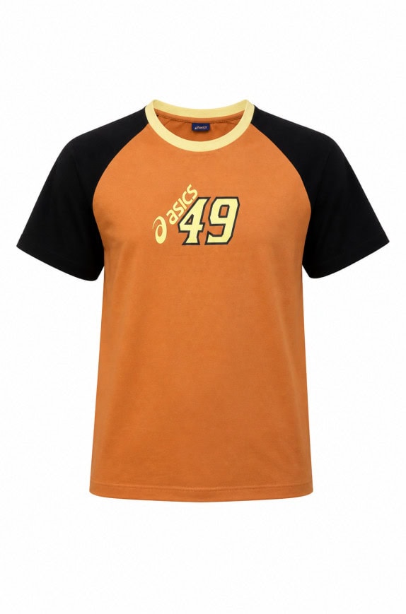 ASICS GRAPHIC TEE RACING ORANGE ΜΕΝ PRE OWNED M