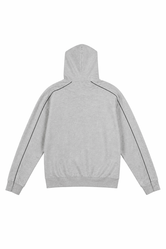 ASICS HOODIE MINIMAL GREY MENS PRE OWNED L