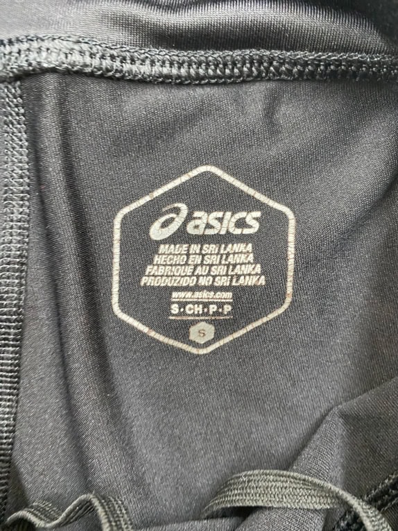 Asics Leggings sportivi 3/4 con logo neri da uomo S