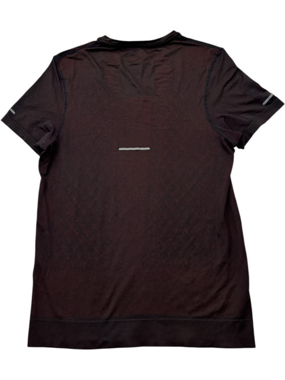 ASICS T SHIRT ATHLETIC BORDEAUX UOMO PRE OWNED S