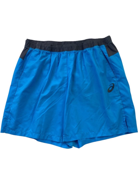 ASICS SHORTS SPORTSWEAR ΜΠΛΕ ΑΝΤΡΙΚΟ PRE OWNED L