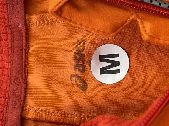 ASICS TRACK JACKET ATHLETIC ORANGE ΓΥΝΑΙΚΕΙΟ PRE OWNED M