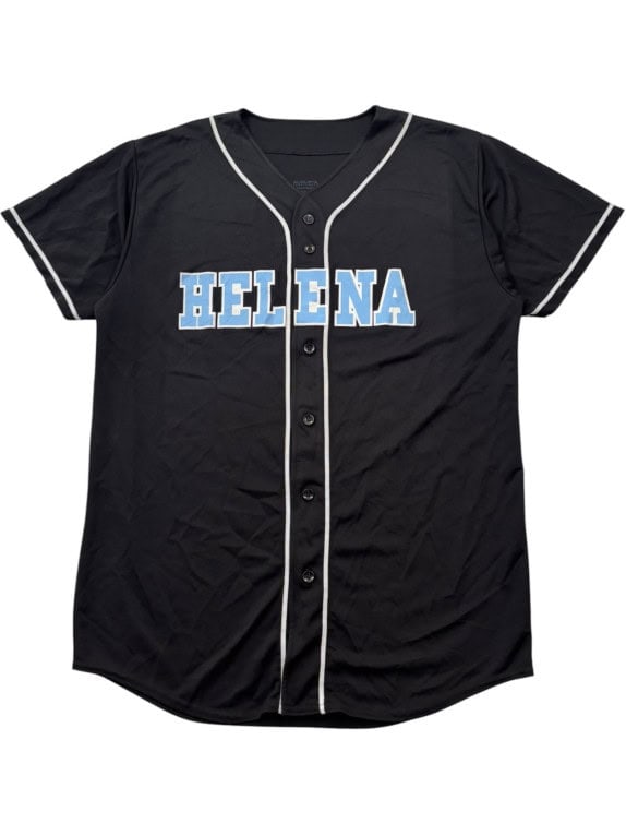 AUGUSTA SPORTSWEAR BASEBALL JERSEY MINIMAL ΜΑΥΡΟ UNISEX PRE OWNED L