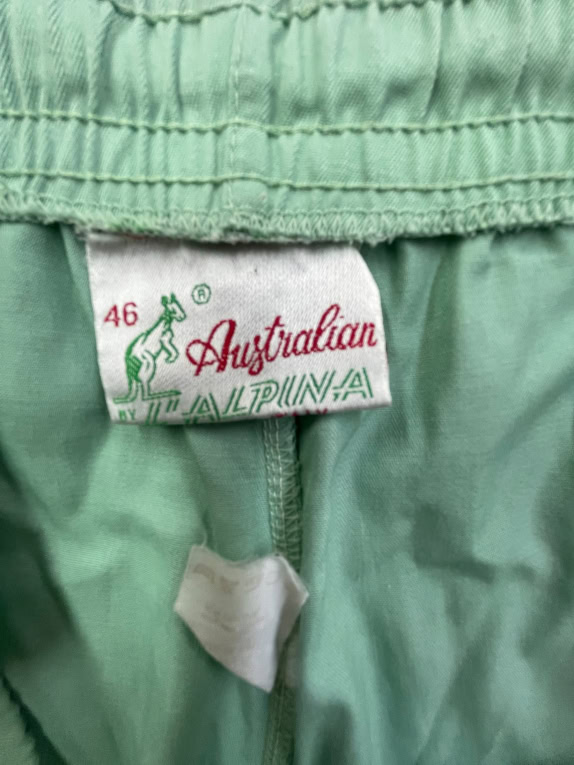 AUSTRALIAN ALPINA Σορτς Vintage Λογότυπο Μέντα Πράσινο Ανδρικό L