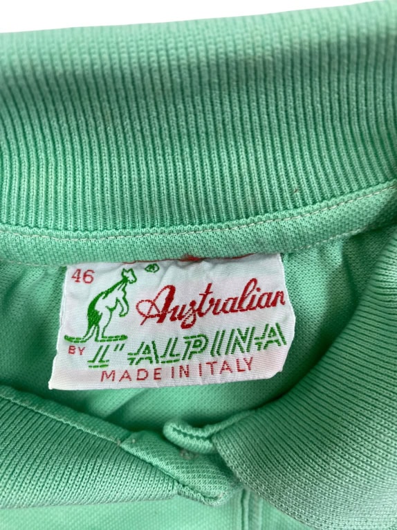 AUSTRALIAN BY ALPINA ΑΜΑΝΙΚΗ ΜΠΛΟΥΖΑ POLO VINTAGE LOGO ΠΡΑΣΙΝΟ ΓΥΝΑΙΚΕΙΟ S