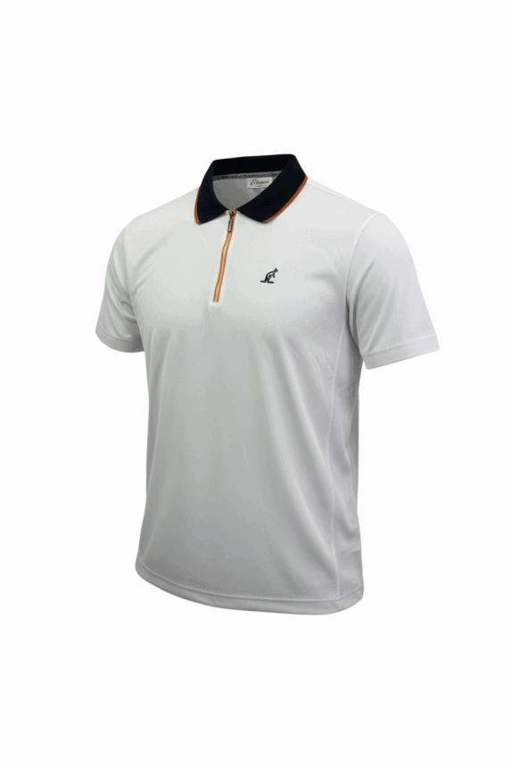 AUSTRALIAN BY L'ALPINA ΜΠΛΟΥΖΑΚΙ POLO VINTAGE LOGO ΛΕΥΚΟ ΑΝΔΡΙΚΟ XXL