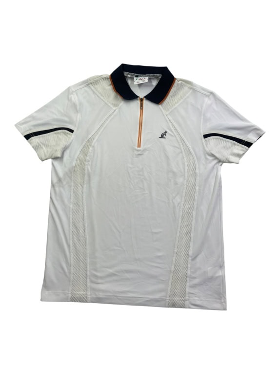 AUSTRALIAN BY L'ALPINA ΜΠΛΟΥΖΑΚΙ POLO VINTAGE LOGO ΛΕΥΚΟ ΑΝΔΡΙΚΟ XXL