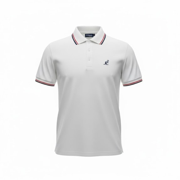 Australian L’Alpina Polo Μπλούζα Classic Logo Λευκή Ανδρική M