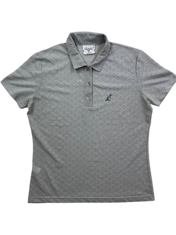 AUSTRALIAN ΜΠΛΟΥΖΑ POLO VINTAGE ΜΕ ΚΕΝΤΗΜΕΝΟ ΛΟΓΟΤΥΠΟ ΓΚΡΙ ΓΥΝΑΙΚΕΙΟ M
