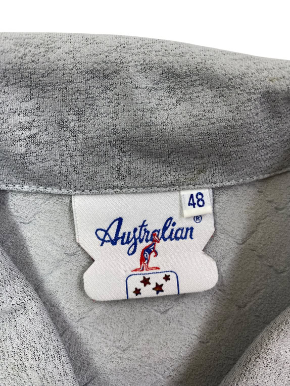 AUSTRALIAN ΜΠΛΟΥΖΑ POLO VINTAGE ΜΕ ΚΕΝΤΗΜΕΝΟ ΛΟΓΟΤΥΠΟ ΓΚΡΙ ΓΥΝΑΙΚΕΙΟ M