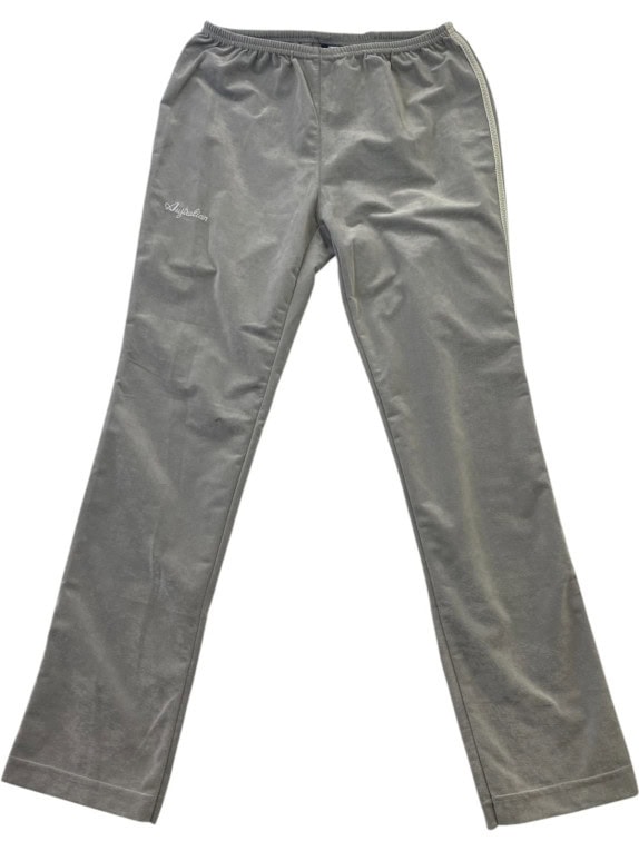 AUSTRALIAN TRACK PANTS SPORTSWEAR GREY UNISEX PRE OWNED S