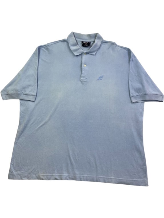 AUSTRALIAN POLO SHIRT CLASSIC LIGHT BLUE MENS PRE OWNED XXL