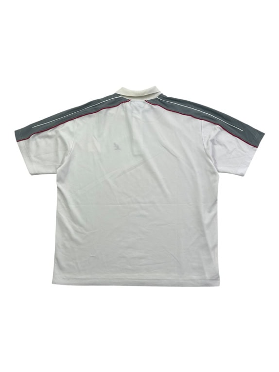 AUSTRALIAN POLO T-SHIRT VINTAGE KANGAROO LOGO WHITE MEN XXL