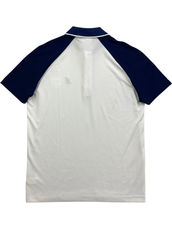 AUSTRALIAN POLO T-SHIRT LOGO VINTAGE BIANCO/BLU UOMO XL