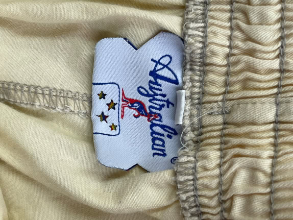 Australian Vintage Beige Shorts Elastic Waist