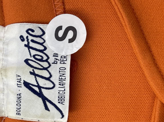 90s AVANTI BASEBALL JERSEY SPORTY ΠΟΡΤΟΚΑΛΙ ΓΥΝΑΙΚΕΙΟ PRE OWNED S