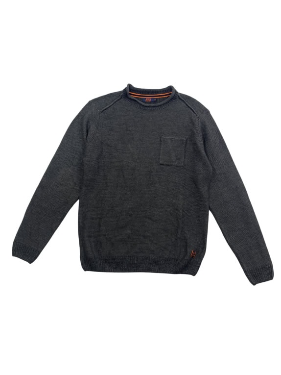 AVIREX Πλεκτό Πουλόβερ Casual Vintage Logo Γκρι Ανδρικό M
