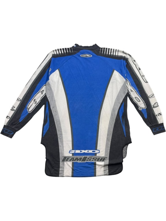 AXO Racing Motocross Jersey Big Logo Μπλε Μαύρο UNISEX XL