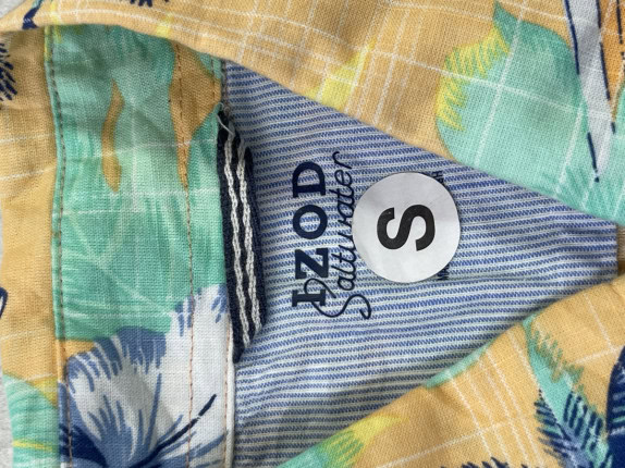 AZOD ALOHA SHIRT GRAPHIC ΚΙΤΡΙΝΟ ΑΝΤΡΙΚΟ PRE OWNED S