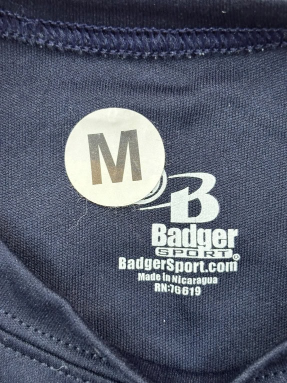 BADGER T SHIRT SPORTSWEAR NAVY ΑΝΤΡΙΚΟ PRE OWNED M
