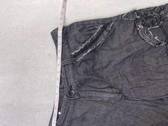 BAGGY CARGO SHORTS ΓΚΡΙ ΑΝΤΡΙΚΟ PRE OWNED L