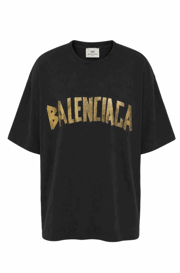 BALENCIAGA GRAPHIC TEE STREETWEAR BLACK ΑΝΤΡΙΚΟ PRE OWNED