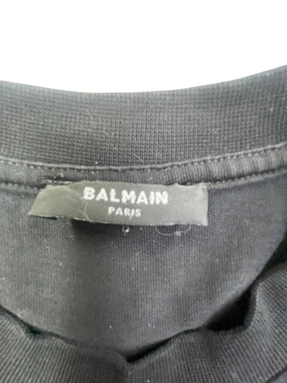 Balmain Paris Black T-Shirt Men’s XL