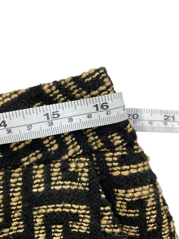 BALMAIN PARIS ΤΑΓΙΕΡ ΣΕΤ ΣΑΚΑΚΙ & ΦΟΥΣΤΑ MONOGRAM JACQUARD ΜΑΥΡΟ/ΧΡΥΣΟ ΓΥΝΑΙΚΕΙΟ M-L