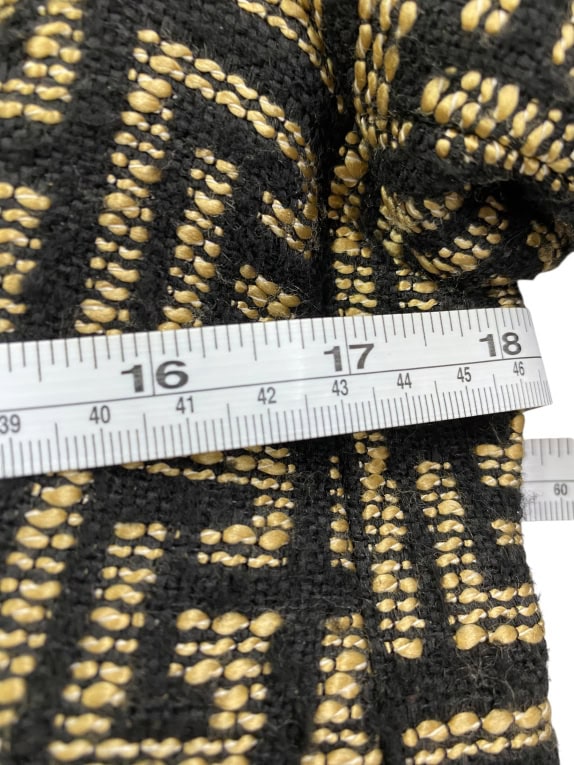 BALMAIN PARIS ΤΑΓΙΕΡ ΣΕΤ ΣΑΚΑΚΙ & ΦΟΥΣΤΑ MONOGRAM JACQUARD ΜΑΥΡΟ/ΧΡΥΣΟ ΓΥΝΑΙΚΕΙΟ M-L