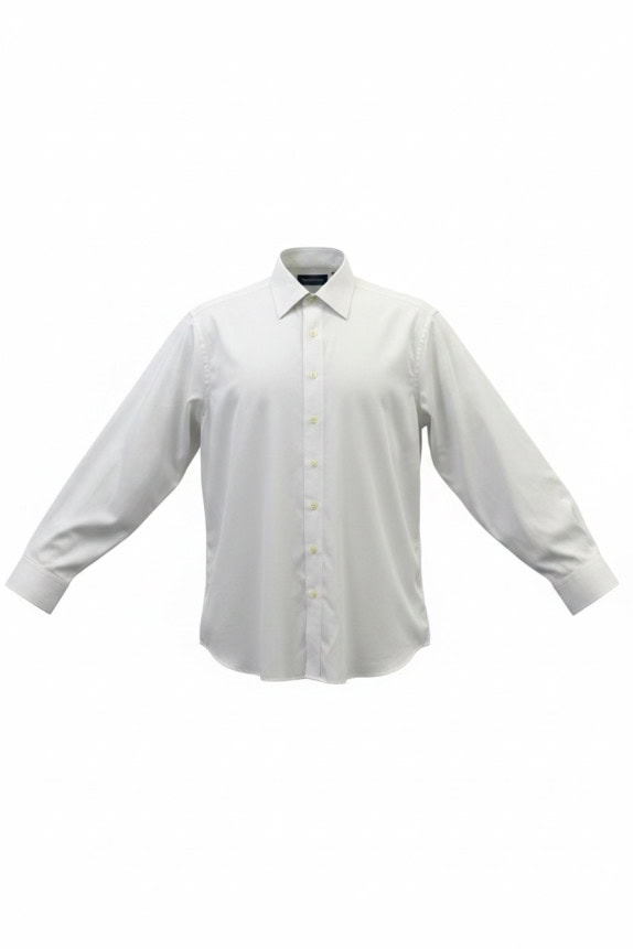 BALMAIN CAMICIA CLASSICA BIANCA UOMO PRE OWNED L