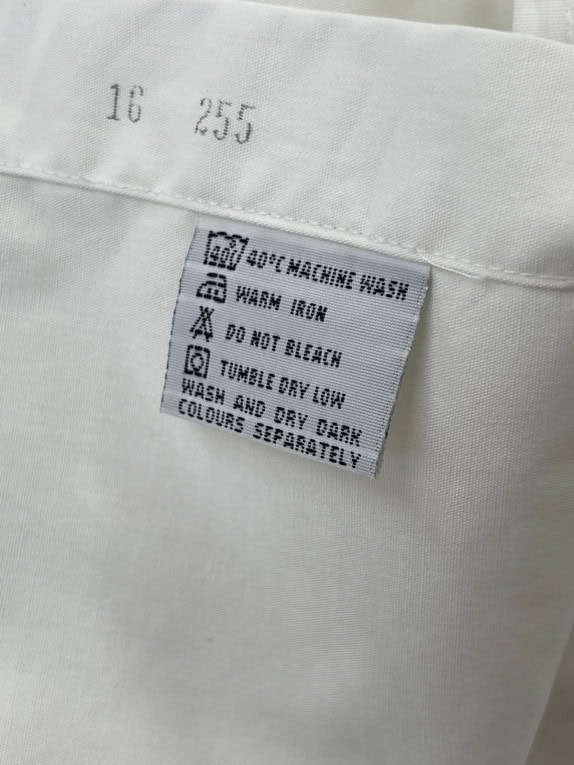 BALMAIN CAMICIA CLASSICA BIANCA UOMO PRE OWNED L