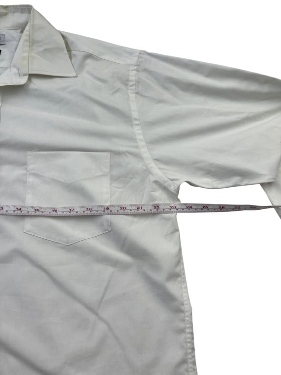 BALMAIN CAMICIA CLASSICA BIANCA UOMO PRE OWNED L