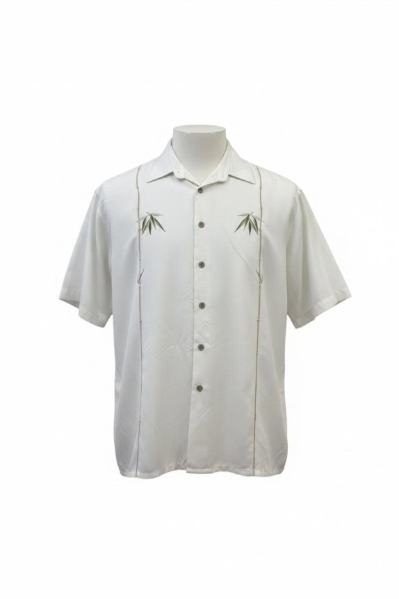 BAMBOO CAY ΠΟΥΚΑΜΙΣΟ RESORTWEAR ΛΕΥΚΟ ΑΝΤΡΙΚΟ PRE OWNED XL