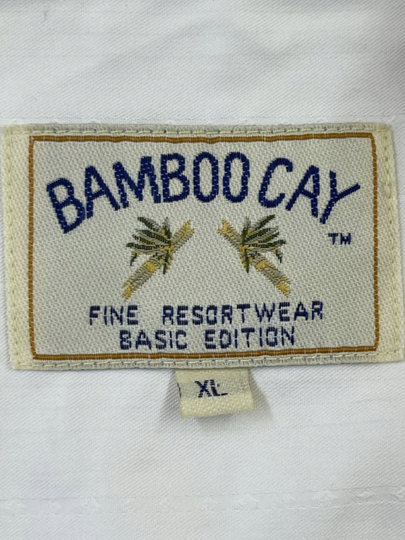 BAMBOO CAY ΠΟΥΚΑΜΙΣΟ RESORTWEAR ΛΕΥΚΟ ΑΝΤΡΙΚΟ PRE OWNED XL