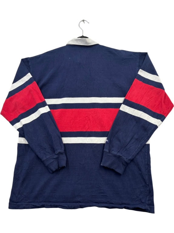 BARBARIAN ΜΠΛΟΥΖΑ ΡΑΓΚΜΠΙ COLLEGIATE NAVY ΑΝΤΡΙΚΟ PRE OWNED XL