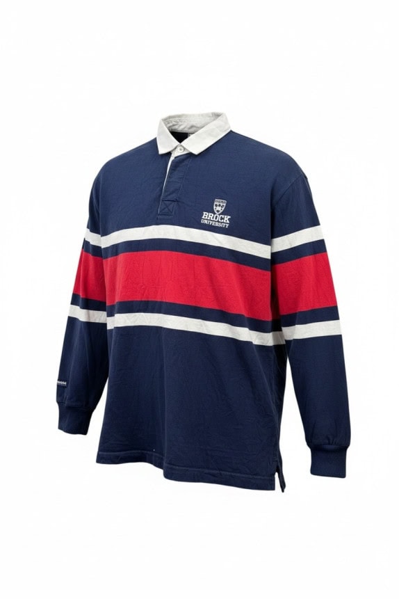 BARBARIAN MAGLIA RUGBY COLLEGIATE NAVY UOMO PRE OWNED XL