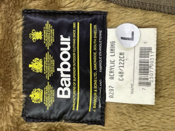 BARBOUR ΓΙΛΕΚΟ CLASSIC OLIVE ΑΝΤΡΙΚΟ PRE OWNED L