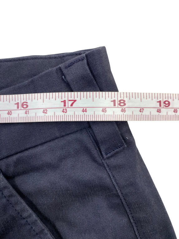 BARBOUR CHINO PANTS REGULAR FIT LOGO BLUE MENS L