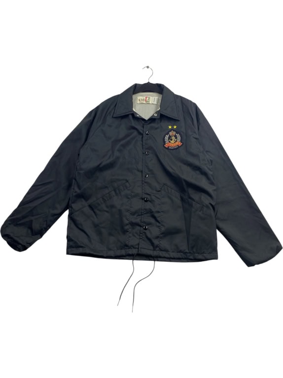 BASIC TORINO Coach Jacket con logo nera da uomo M
