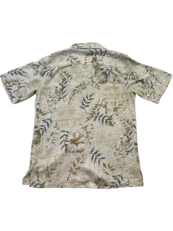 BATIK BAY CAMICIA TROPICAL CREAM UOMO PRE OWNED S