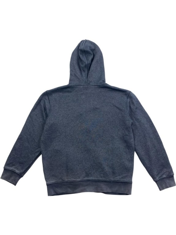 BEAR ZIP-UP HOODIE VINTAGE LOGO BLUE MEN'S S