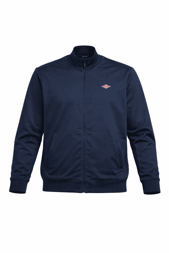 Felpa con zip Bear blu navy da uomo XXL